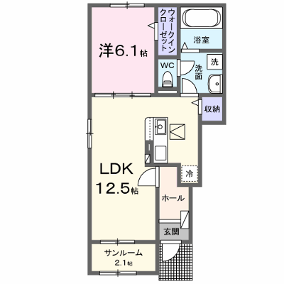パルクみなみの杜 101【管理NO：1-027789301-01010】 ★家具家電は申し込み後に搬入します★ ★2026年09月中旬入居可能★の外観画像