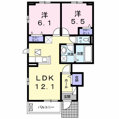 ドゥ　ルミエール 101【管理NO：1-024043501-01010】 ★家具家電は申し込み後に搬入します★ ★2026年09月中旬入居可能★の外観画像
