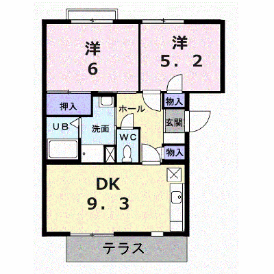 リヴィエールヤサキ 103【管理NO：1-005715401-01030】 ★家具家電は申し込み後に搬入します★ ★2026年09月中旬入居可能★の外観画像