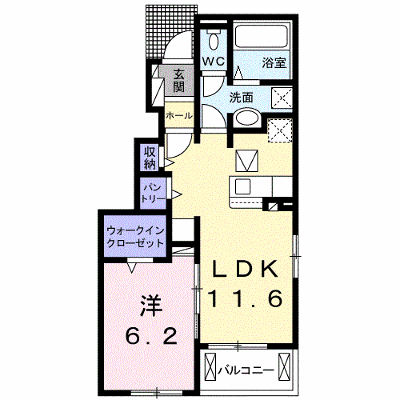 フリーデ 101【管理NO：1-026285801-01010】 ★家具家電は申し込み後に搬入します★ ★2026年08月下旬入居可能★の外観画像