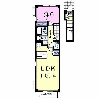 サニーヒル 203【管理NO：1-014628001-02030】 ★家具家電は申し込み後に搬入します★ ★2026年09月中旬入居可能★の外観画像