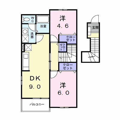 エステート雅 205【管理NO：1-012218701-02040】 ★家具家電は申し込み後に搬入します★ ★2026年09月中旬入居可能★の外観画像