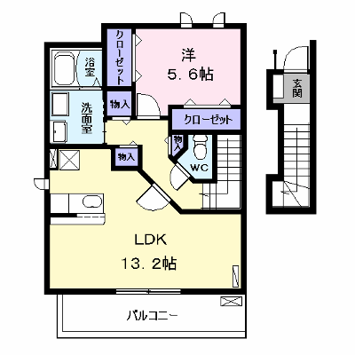 ラッフィナート 202【管理NO：1-017132101-02020】 ★家具家電は申し込み後に搬入します★ ★2026年09月中旬入居可能★の外観画像