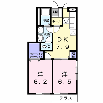 グローブⅡ 101【管理NO：1-009480701-01010】 ★家具家電は申し込み後に搬入します★ ★2026年09月中旬入居可能★の外観画像