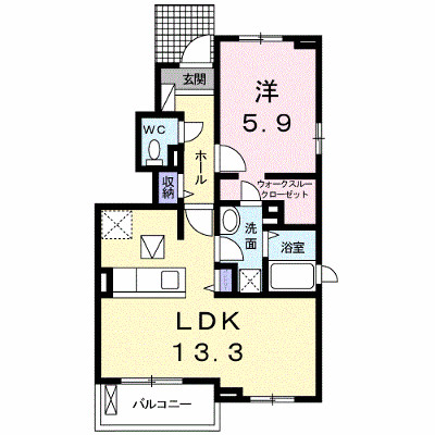 クオーレ　Ⅱ 101【管理NO：1-022867502-01010】 ★家具家電は申し込み後に搬入します★ ★2026年09月中旬入居可能★の外観画像