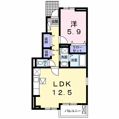 モン　ブラン 101【管理NO：1-017144801-01010】 ★家具家電は申し込み後に搬入します★ ★2026年09月中旬入居可能★の外観画像