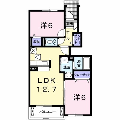 ノース　カレントⅡ 102【管理NO：1-015086101-01020】 ★家具家電は申し込み後に搬入します★ ★2026年09月中旬入居可能★の外観画像