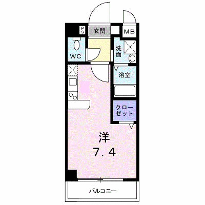 アウローラ冨士 202【管理NO：1-014260901-02020】 ★家具家電は申し込み後に搬入します★ ★2026年09月下旬入居可能★の外観画像