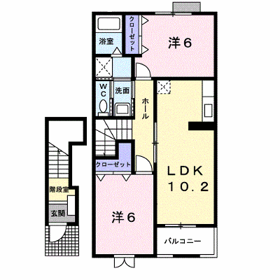 ポルトラーノⅢ 203【管理NO：1-012568102-02030】 ★家具家電は申し込み後に搬入します★の外観画像