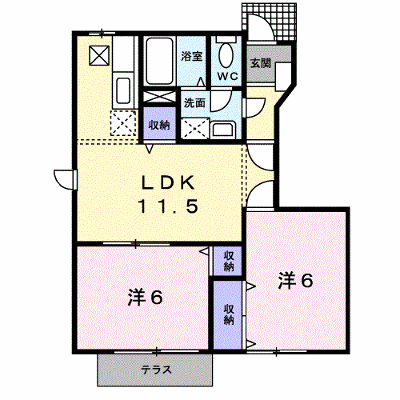 シャルマン・シャトレＢ 105【管理NO：1-010082602-01040】 ★家具家電は申し込み後に搬入します★ ★2026年09月中旬入居可能★の外観画像