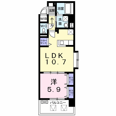 グレンドーラ 201【管理NO：1-019413101-02010】 ★家具家電は申し込み後に搬入します★ ★2026年08月中旬入居可能★の外観画像