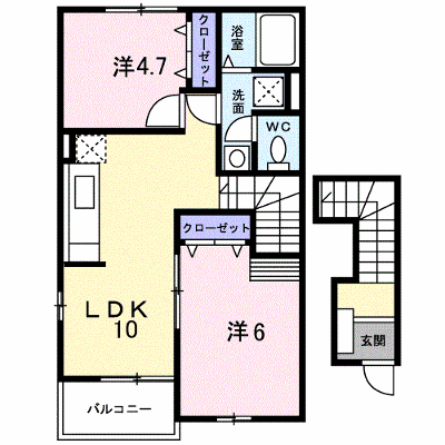 メゾン・ド・ソレイユＣ 201【管理NO：1-013548303-02010】 ★家具家電は申し込み後に搬入します★ ★2026年09月下旬入居可能★の外観画像