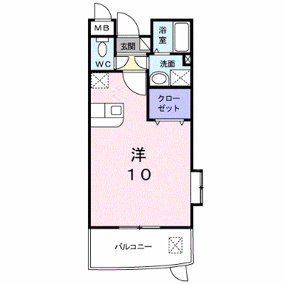 ラ　フローラ 101【管理NO：1-014439901-01010】 ★家具家電は申し込み後に搬入します★ ★2026年09月中旬入居可能★の外観画像