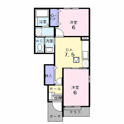 パ－クサイド・静 101【管理NO：1-013332901-01010】 ★家具家電は申し込み後に搬入します★ ★2026年08月下旬入居可能★の外観画像