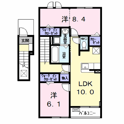 カーサみやびⅧ 203【管理NO：1-028320602-02030】 ★家具家電は申し込み後に搬入します★ ★2026年10月上旬入居可能★の外観画像