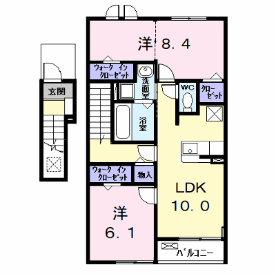 カーサみやびⅧ 202【管理NO：1-028320602-02020】 ★家具家電は申し込み後に搬入します★ ★2026年10月上旬入居可能★の外観画像