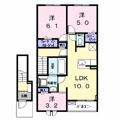 カーサみやびⅦ 203【管理NO：1-028320601-02030】 ★家具家電は申し込み後に搬入します★ ★2026年10月上旬入居可能★の外観画像