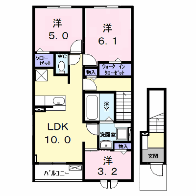 カーサみやびⅦ 202【管理NO：1-028320601-02020】 ★家具家電は申し込み後に搬入します★ ★2026年10月上旬入居可能★の外観画像