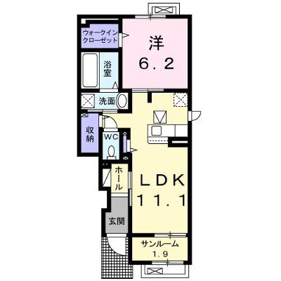ノイ・ユウユウ　Ⅲ 104【管理NO：1-025159001-01040】 ★家具家電は申し込み後に搬入します★ ★2026年08月中旬入居可能★の外観画像