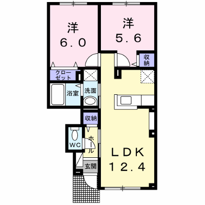 Ｋ＆ＭⅢ 103【管理NO：1-019742601-01030】 ★家具家電は申し込み後に搬入します★ ★2026年10月上旬入居可能★の外観画像