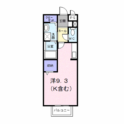 ロッソパルーデ 102【管理NO：1-011200501-01020】 ★家具家電は申し込み後に搬入します★ ★2026年09月中旬入居可能★の外観画像