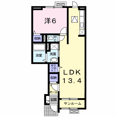 リベルテⅡ 102【管理NO：1-014665002-01020】 ★家具家電は申し込み後に搬入します★ ★2026年11月中旬入居可能★の外観画像
