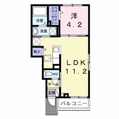 シエル　ソレイユ 105【管理NO：1-028134601-01050】 ★家具家電は申し込み後に搬入します★ ★2026年09月中旬入居可能★の外観画像