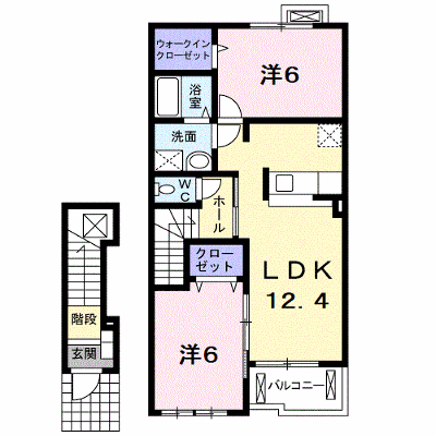 ラフレシール　メゾン　Ａ 202【管理NO：1-016205201-02020】 ★家具家電は申し込み後に搬入します★ ★2026年09月下旬入居可能★の外観画像