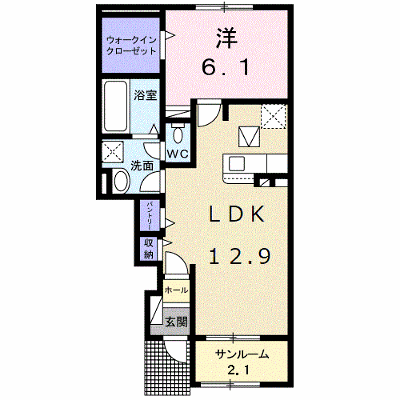 ブロッサム　ヒルズ 105【管理NO：1-025756301-01040】 ★家具家電は申し込み後に搬入します★ ★2026年09月下旬入居可能★の外観画像
