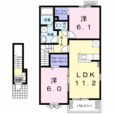 アリエーテＢ 205【管理NO：1-018264602-02040】 ★家具家電は申し込み後に搬入します★ ★2026年09月中旬入居可能★の外観画像