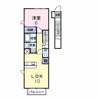 ドミール 203【管理NO：1-013922301-02030】 ★家具家電は申し込み後に搬入します★ ★2026年09月中旬入居可能★の外観画像