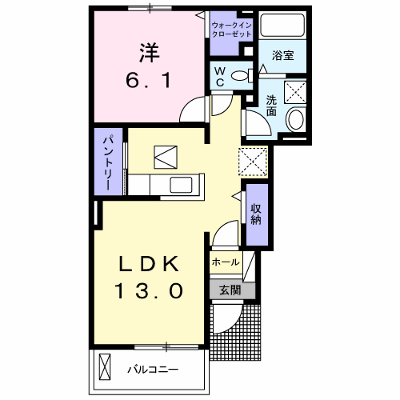 コンフォーティアＢ 102【管理NO：1-021671902-01020】 ★家具家電は申し込み後に搬入します★の外観画像