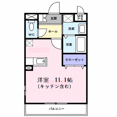 ヴィラ・エメラルド 204【管理NO：1-013973301-02040】 ★家具家電は申し込み後に搬入します★ ★2026年09月中旬入居可能★の外観画像