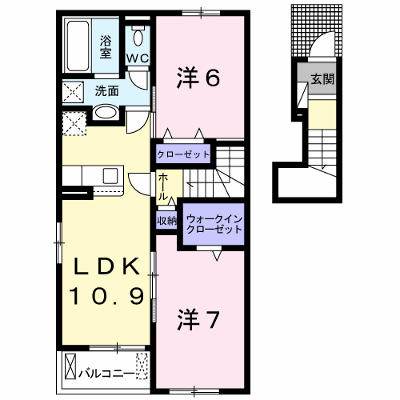 ナリッシュ 203【管理NO：1-026148001-02030】 ★家具家電は申し込み後に搬入します★ ★2026年09月上旬入居可能★の外観画像