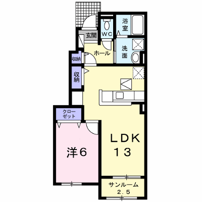 フェリアーナ 102【管理NO：1-020679901-01020】 ★家具家電は申し込み後に搬入します★ ★2026年09月中旬入居可能★の外観画像
