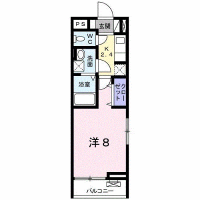 ラフレシール 201【管理NO：1-024213901-02010】 ★家具家電は申し込み後に搬入します★ ★2026年09月中旬入居可能★の外観画像
