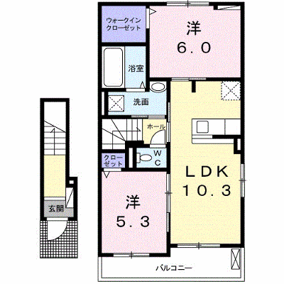 グランコートⅤ 203【管理NO：1-024103301-02030】 ★家具家電は申し込み後に搬入します★ ★2026年10月中旬入居可能★の外観画像