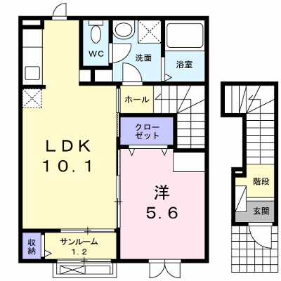 プチ・ボヌ－ル 202【管理NO：1-017898801-02020】 ★家具家電は申し込み後に搬入します★ ★2026年09月中旬入居可能★の外観画像