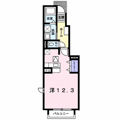 ウエスト．ウィング 102【管理NO：1-013457901-01020】 ★家具家電は申し込み後に搬入します★ ★2026年09月下旬入居可能★の外観画像