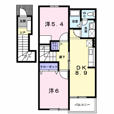 グリ－ンフェアⅢ 202【管理NO：1-011945201-02020】 ★家具家電は申し込み後に搬入します★ ★2026年09月中旬入居可能★の外観画像