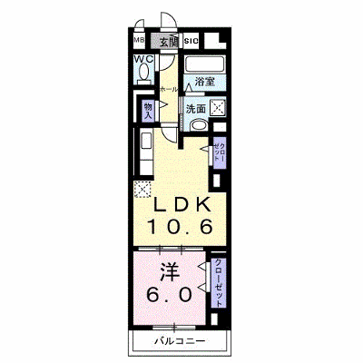 ディアコート本厚木 203【管理NO：1-026835001-02030】 ★家具家電は申し込み後に搬入します★ ★2026年09月中旬入居可能★の外観画像