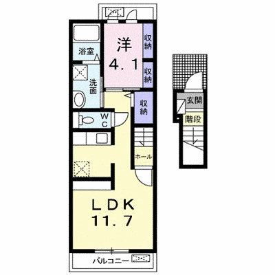 リバージュ厚木Ⅲ 202【管理NO：1-019549501-02020】 ★家具家電は申し込み後に搬入します★の外観画像