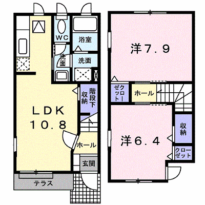 エレガンテ五番館 101【管理NO：1-014768601-01010】 ★家具家電は申し込み後に搬入します★ ★2026年10月中旬入居可能★の外観画像