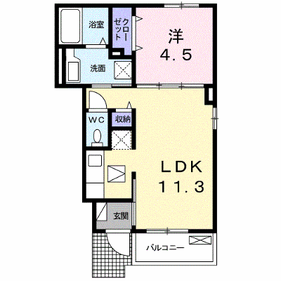 ＤＯＭＵＳ　ＲＩＰＡ 103【管理NO：1-024680201-01030】 ★家具家電は申し込み後に搬入します★ ★2026年10月中旬入居可能★の外観画像