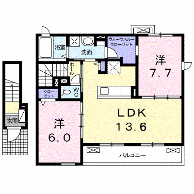 オリーブ弐番館 201【管理NO：1-025035301-02010】 ★家具家電は申し込み後に搬入します★ ★2026年10月中旬入居可能★の外観画像