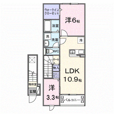 スカイチェリー 205【管理NO：1-028703601-02040】 ★家具家電は申し込み後に搬入します★ ★2027年02月上旬入居可能★の外観画像