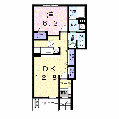 パロル・デ・ボヌール　Ⅱ 103【管理NO：1-013233701-01030】 ★家具家電は申し込み後に搬入します★の外観画像