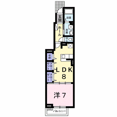 サンパティーク 102【管理NO：1-015824101-01020】 ★家具家電は申し込み後に搬入します★ ★2026年09月中旬入居可能★の外観画像