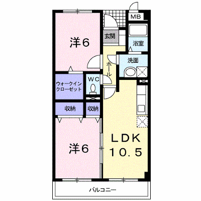 グランシャトー竹谷 102【管理NO：1-007833001-01020】 ★家具家電は申し込み後に搬入します★ ★2026年09月中旬入居可能★の外観画像