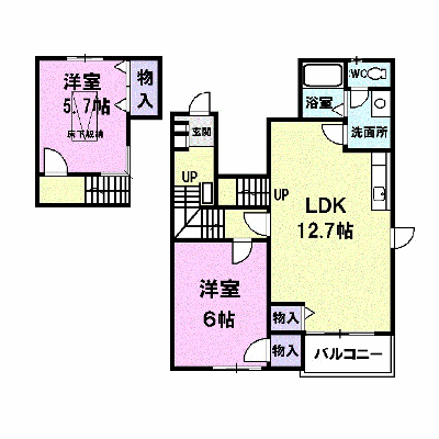 エピナール 201【管理NO：1-010838201-02010】 ★家具家電は申し込み後に搬入します★ ★2026年10月上旬入居可能★の外観画像